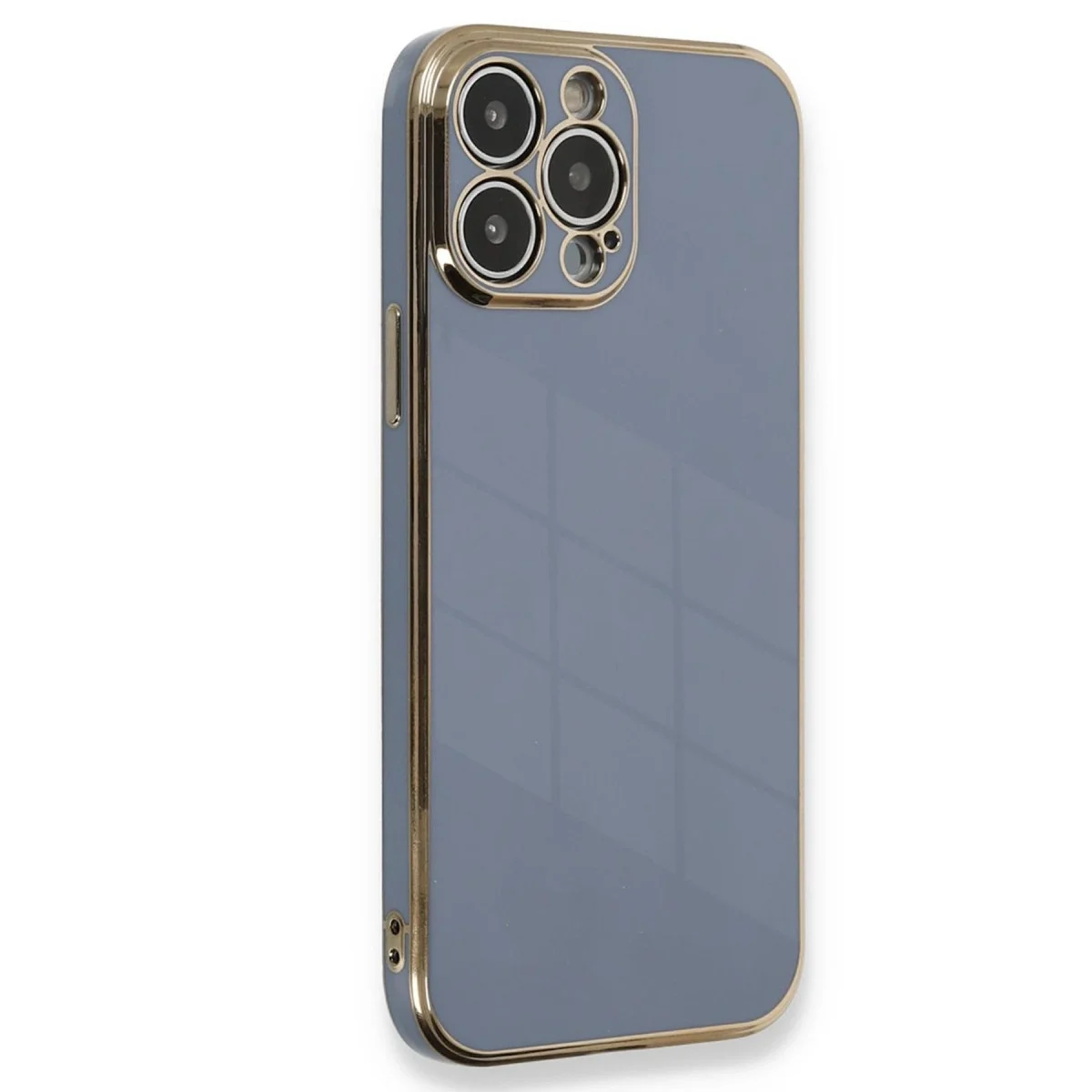 Apple İphone 15 Pro Kılıf Volet Silikon - Mavi