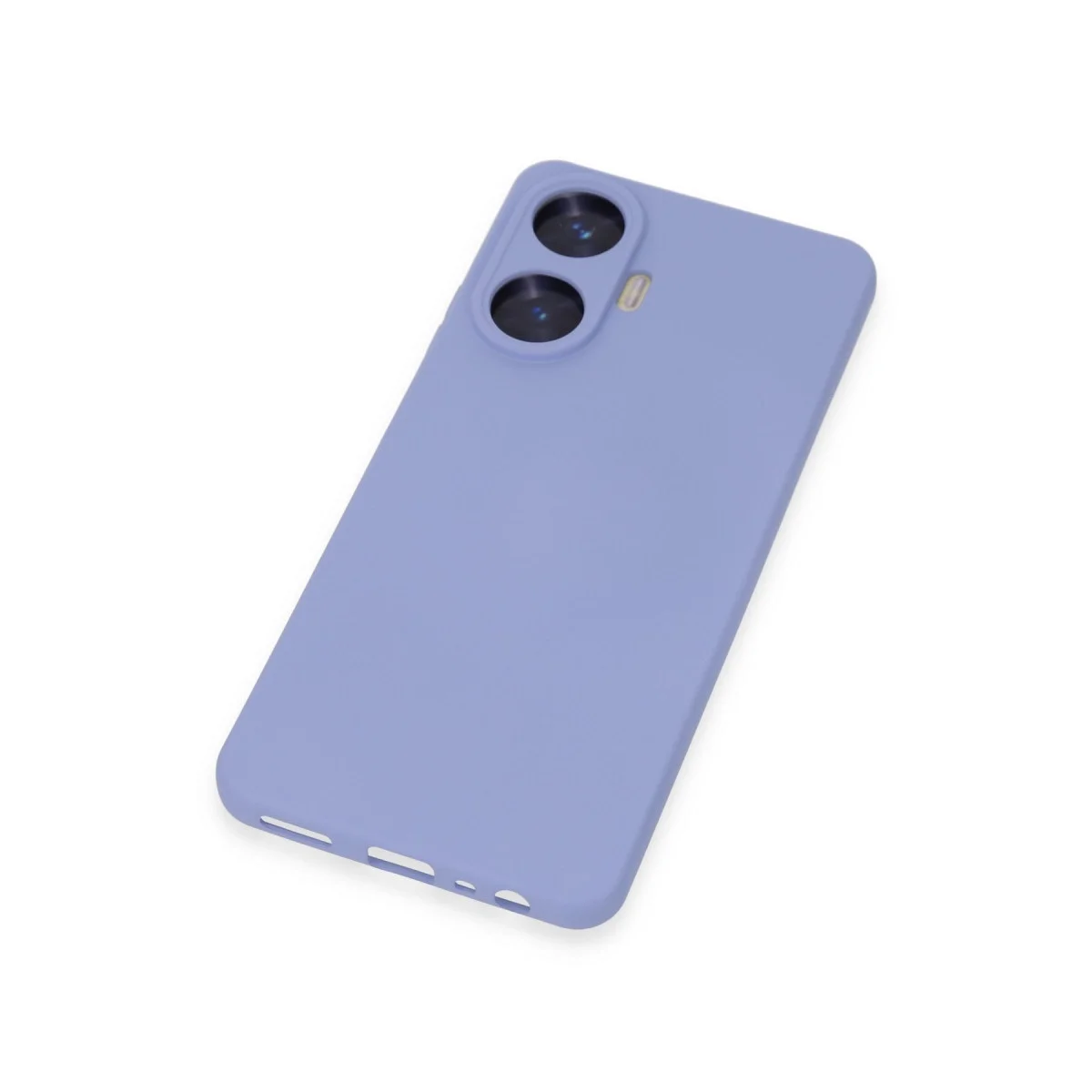 Realme C55 Kılıf Nano İçi Kadife Silikon - Lila görsel 2