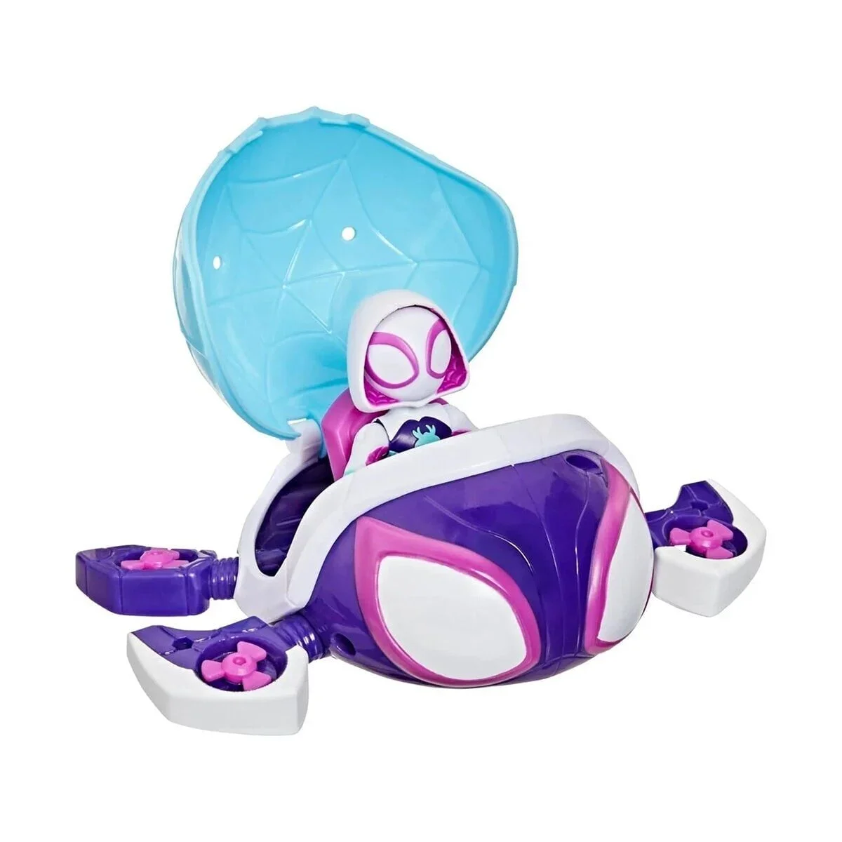 G1466 Spidey Waterwebs - Ghost Turtle Figür ve Araç OyunSeti +3 yaş görsel 2