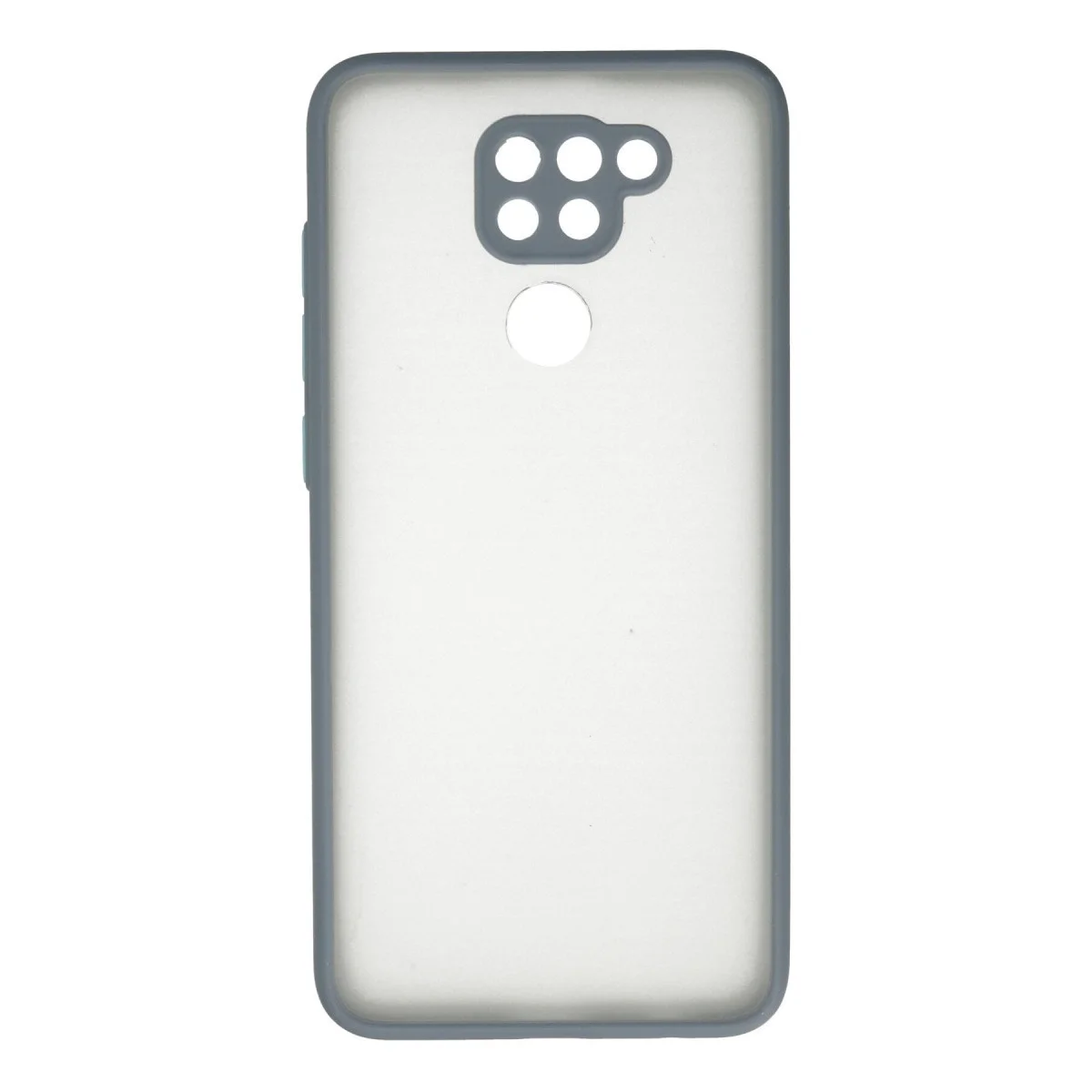 Xiaomi Redmi Note 9 Kılıf Montreal Silikon Kapak - Gri