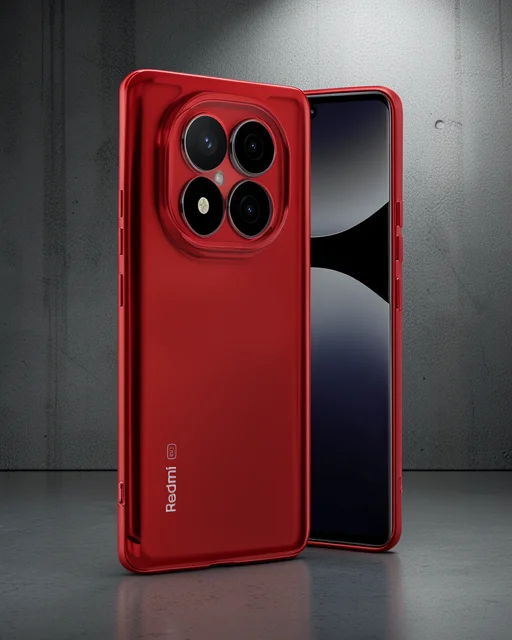Xiaomi Redmi Note 14 Pro Plus Kılıf Razer Lensli Silikon - Gümüş