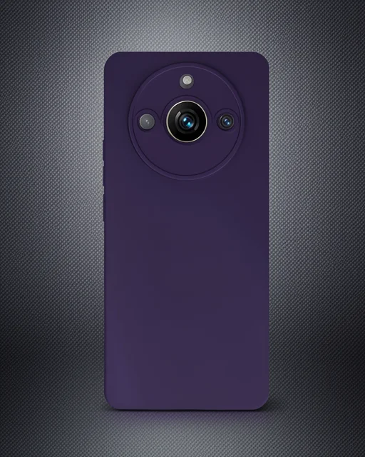 Realme 11 Pro Kılıf Nano İçi Kadife Silikon - Mor