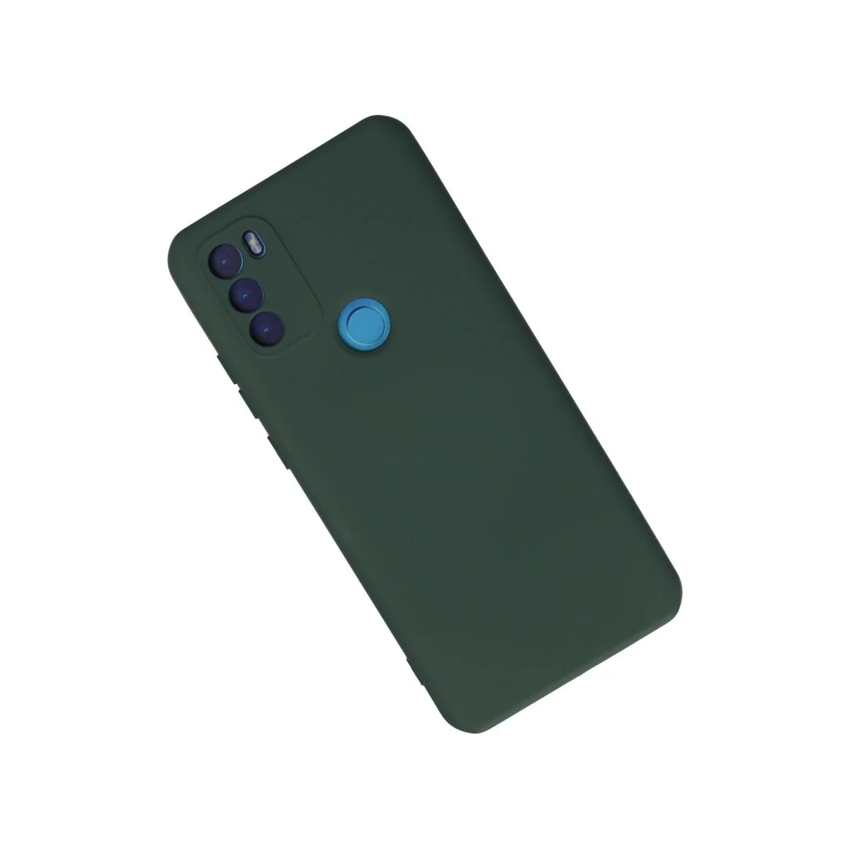 General Mobile Gm 21 Plus Kılıf Nano İçi Kadife Silikon - Koyu Yeşil görsel 2