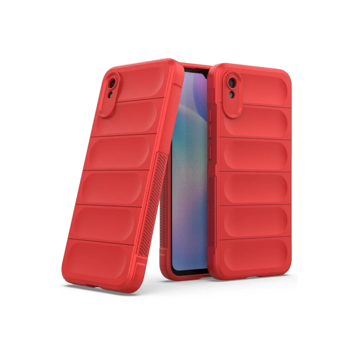 Xiaomi Redmi 9A Kılıf Optimum Silikon - Kırmızı görsel 2