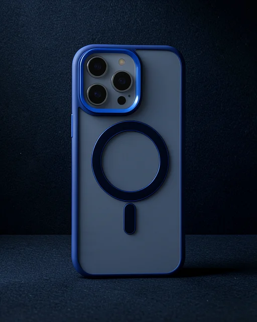 Apple İphone 14 Pro Kılıf Room Magneticsafe Silikon - Lacivert