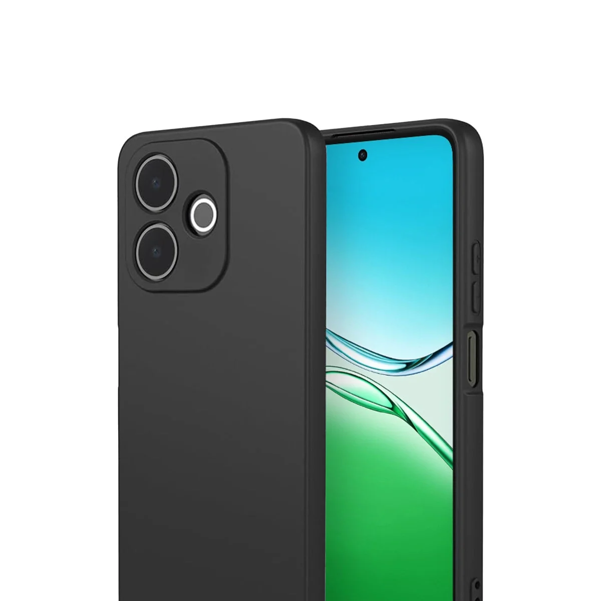 Oppo A5 Pro 4g First Silikon - Siyah görsel 2