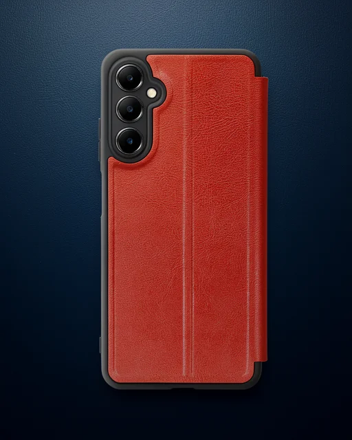 Samsung Galaxy A26 Kılıf Flip Cover - Kırmızı