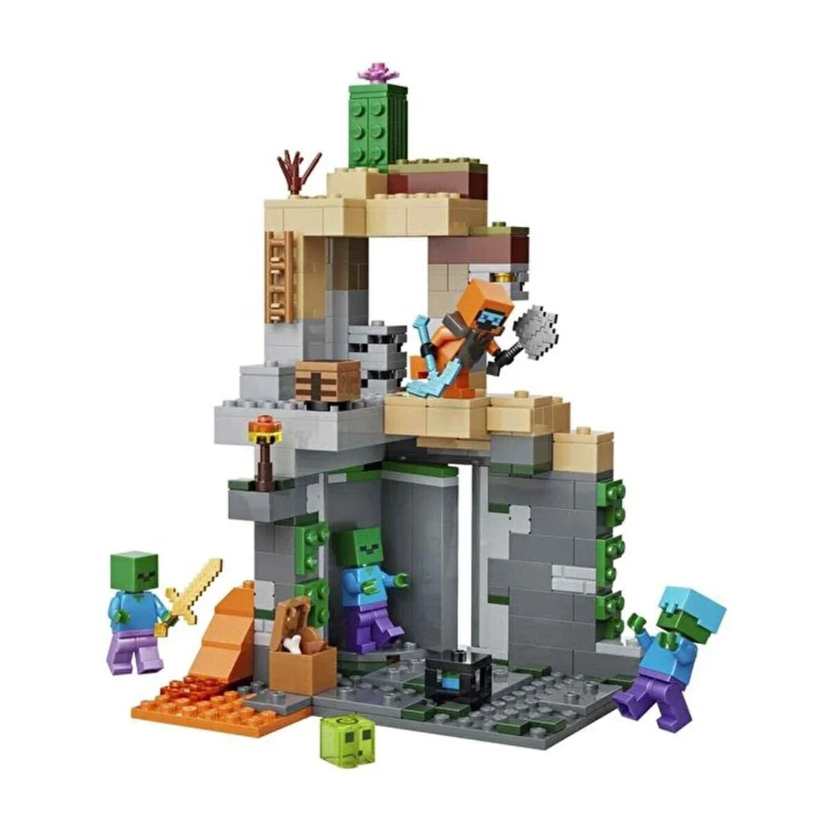 21587 Lego necraft Zombi Zindanı 284 parça +8 yaş görsel 2