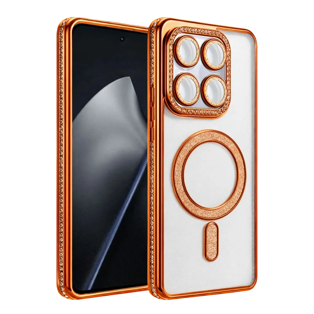 Xiaomi Mi 17T Pro Joke Simli Magneticsafe Kılıf - Turuncu