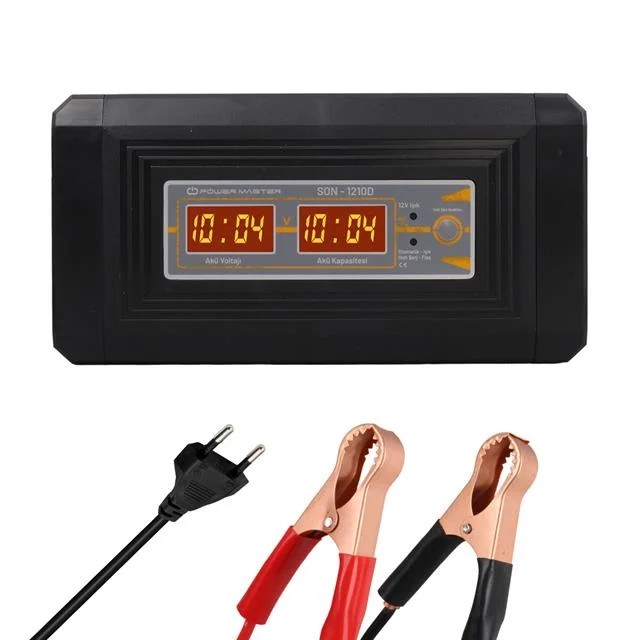 PM-1210D 12 Volt 10 Amper Akıllı Akü Şarj Cihazı