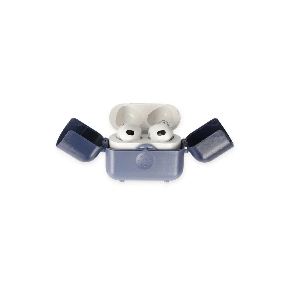 Apple Airpods 3 (3.nesil) Basmalı Kılıf - Mavi-Lacivert görsel 3