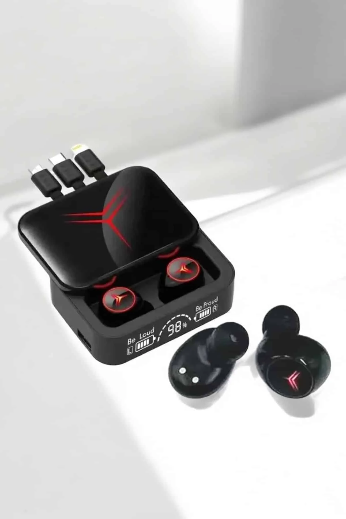 Ucuz ve Kaliteli Bluetooth Kulaklık TWS Çoklu Şarj Girişi Yüksek Ses Kaliteli görsel 4