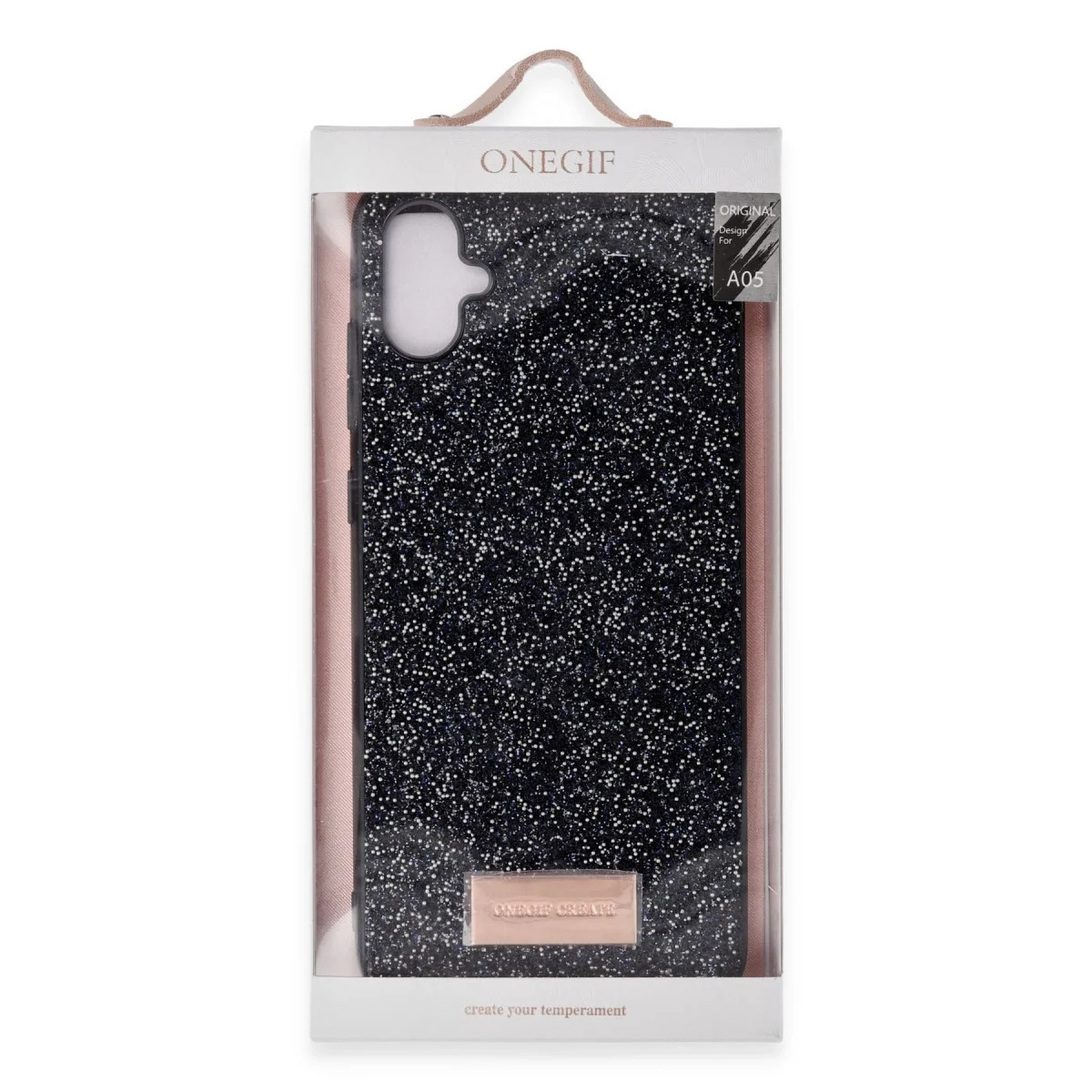 Onegif Samsung Galaxy A05 Bright Simli Kapak - Derin Mor görsel 3