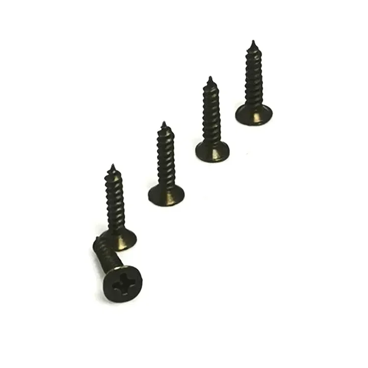 Klips, Menteşe, Ayak, Ağaç, Sunta Vidası 2,2x9,5mm - Siyah 100 Adet görsel 2