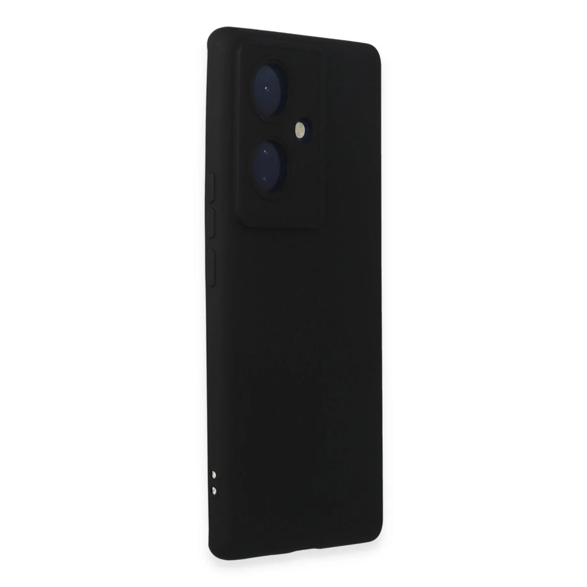 Vivo V29 Lite Kılıf Nano İçi Kadife Silikon - Siyah görsel 2