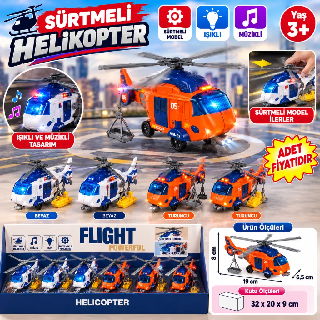 MG-D700-06 SÜRTMELİ IŞIKLI VE MÜZİKLİ ARAÇ (adet fiyatıdır) görsel 2
