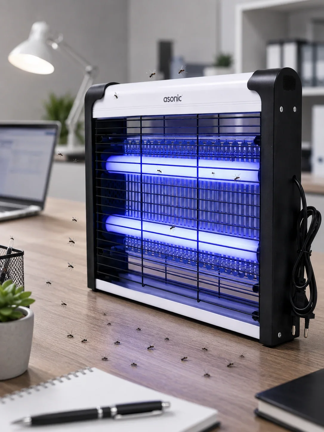 Enerji Tasarruflu Elektrikli Sinek Öldürücü Güvenli ve Etkili Koruma görsel 4