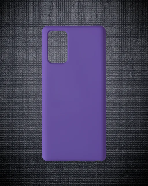 Samsung Galaxy Note 20 Kılıf Nano İçi Kadife Silikon - Mor