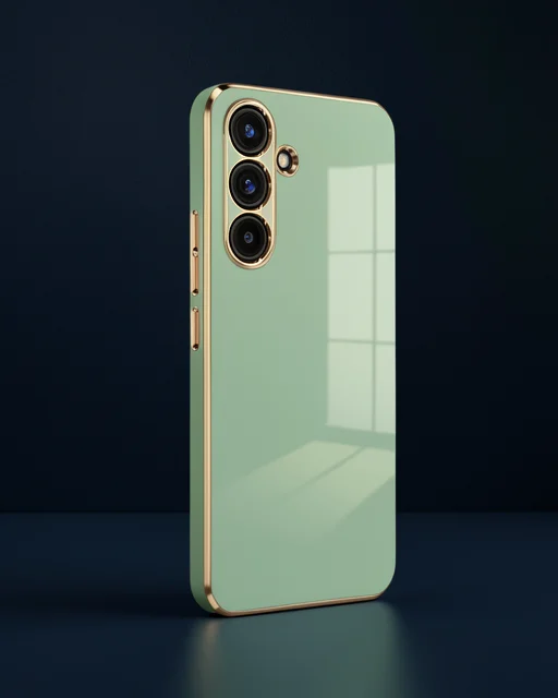 Samsung Galaxy S25 Kılıf Volet Silikon - Açık Yeşil