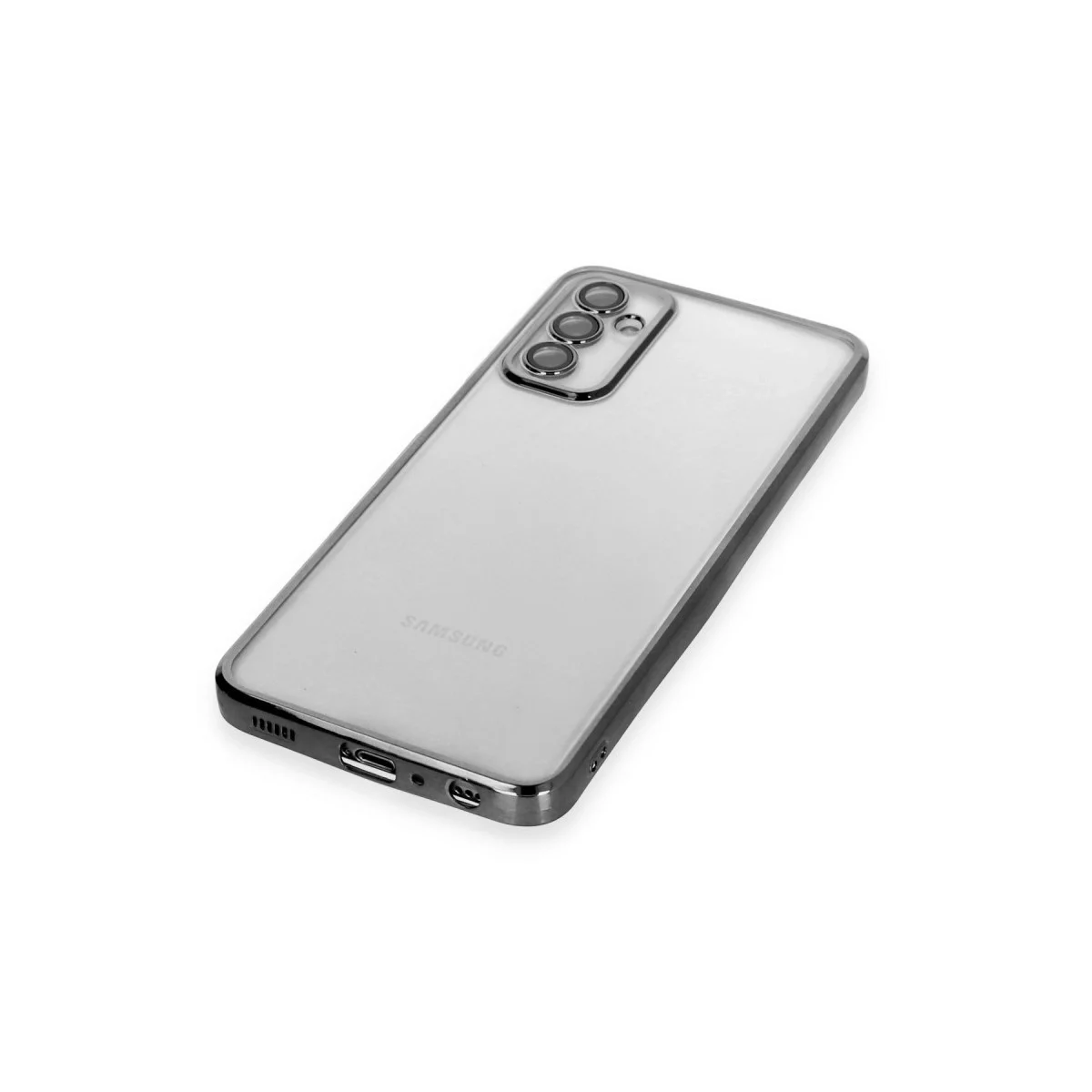 Samsung Galaxy M23 Kılıf Razer Lensli Silikon - Siyah görsel 4