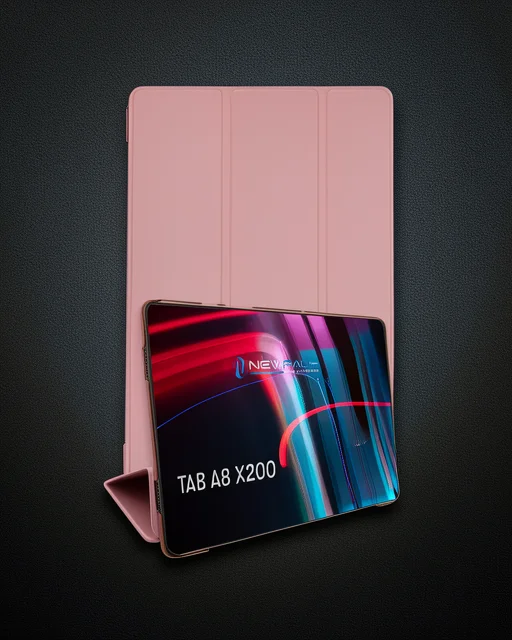 Samsung Galaxy X200 Tab A8 10.5 Kılıf Tablet Smart Kılıf - Rose Gold