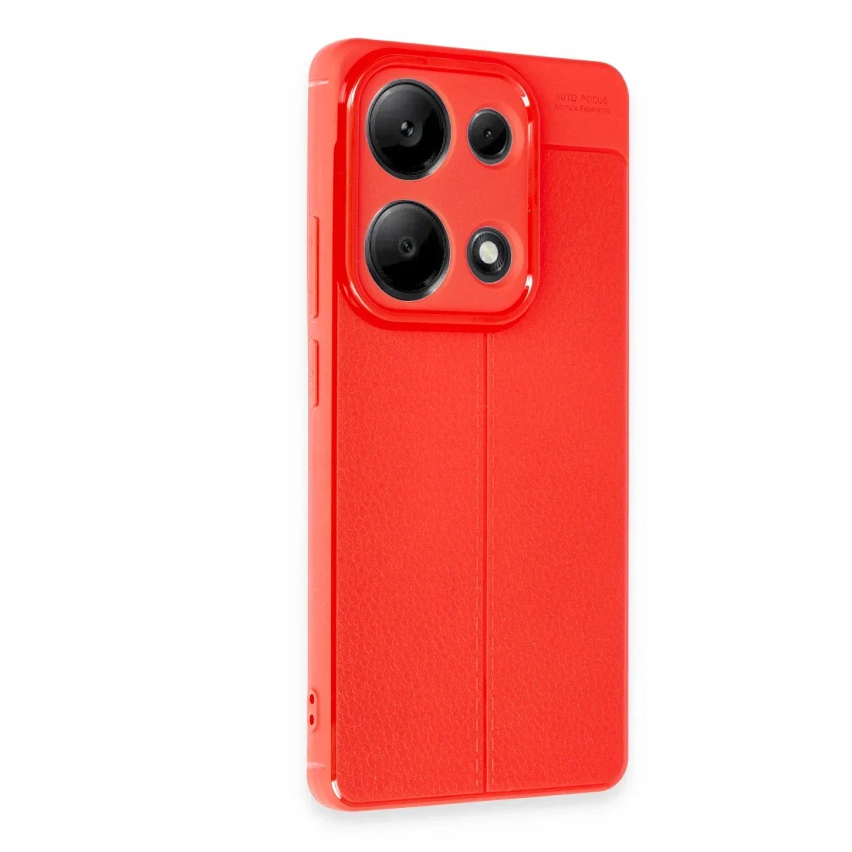 Xiaomi Redmi Note 13 Pro 4G Kılıf Auto Focus Kapak - Kırmızı görsel 2