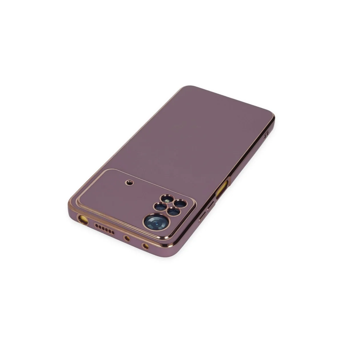 Xiaomi Poco X4 Pro 5g Kılıf Volet Silikon - Mor görsel 4