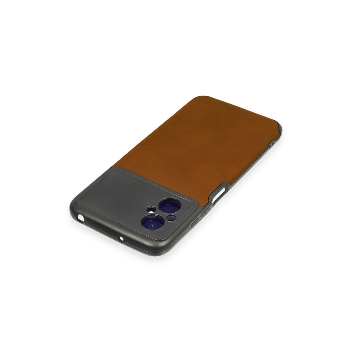 Xiaomi Poco M5 Kılıf Loop Deri Silikon - Kahverengi görsel 3