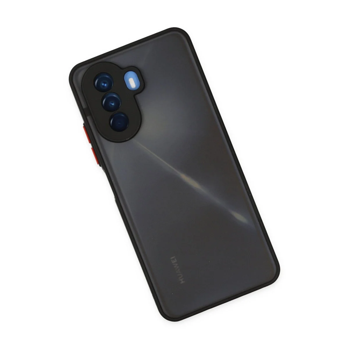 Huawei Nova Y70 Kılıf Montreal Silikon Kapak - Siyah görsel 3