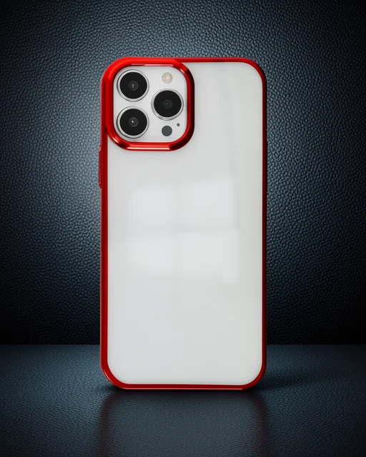 Apple İphone 14 Pro Max Kılıf Element Silikon - Kırmızı
