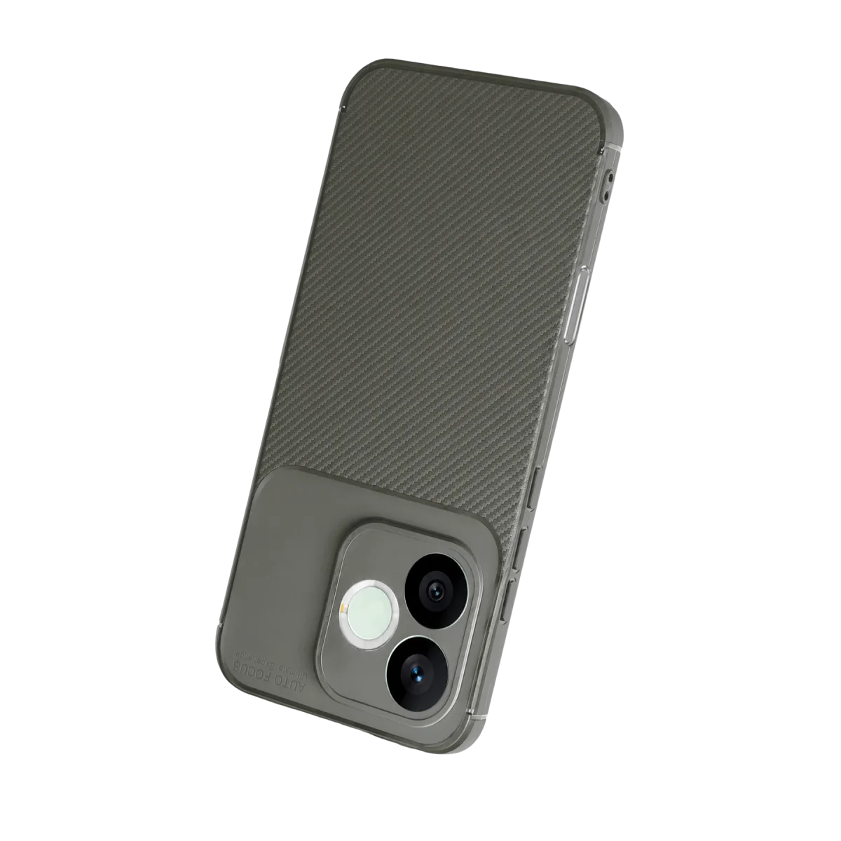Huawei Honor 600 Lite Auto Focus Karbon Kapak - Gri görsel 3