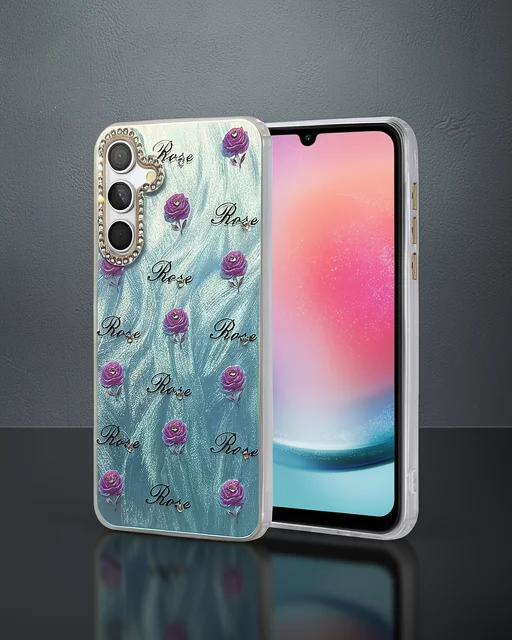 Samsung Galaxy A24 4g Kılıf Blade Aynalı Desenli Kapak - Desen 9