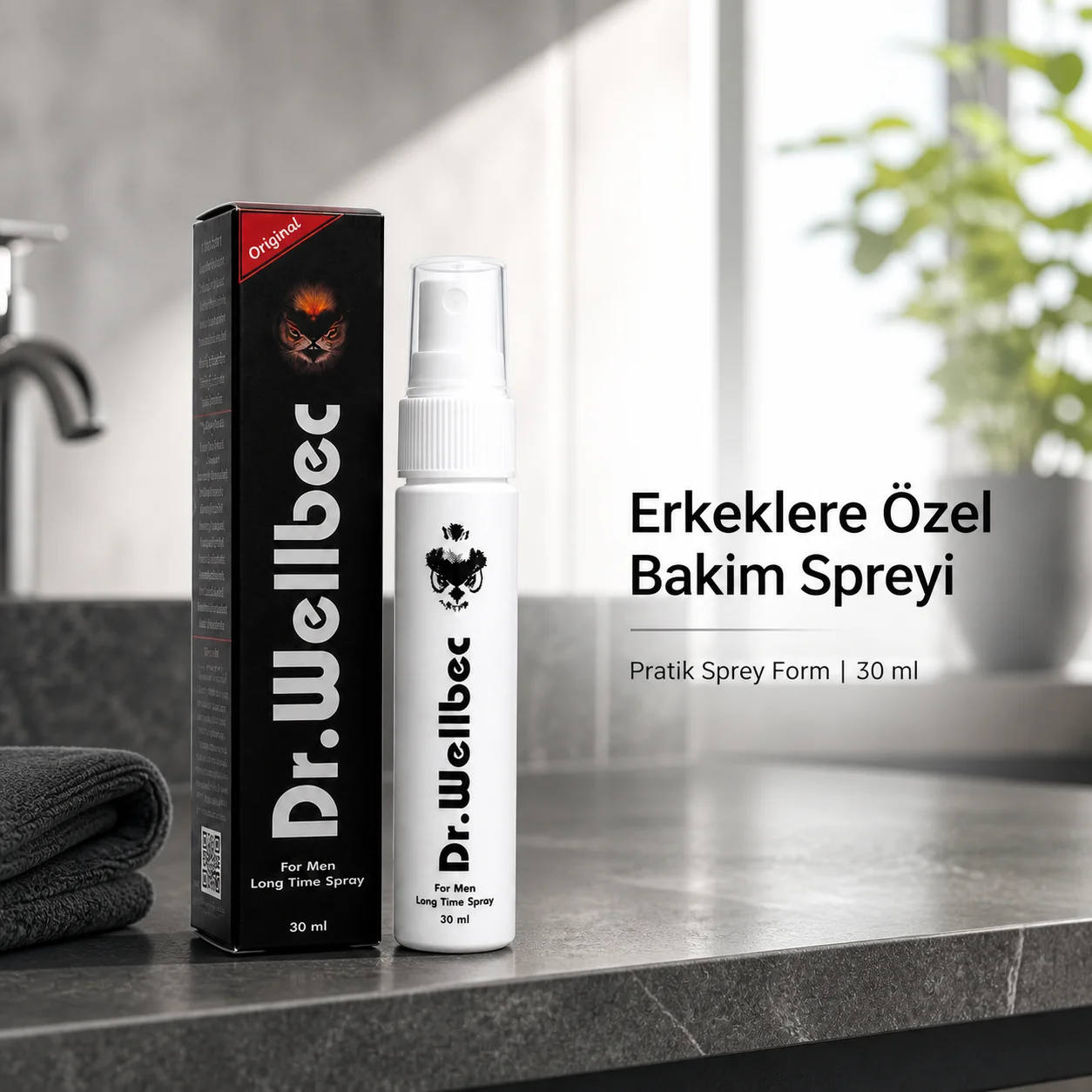 Dr. Wellbec Erkeklere Özel Kişisel Bakım Spreyi 30 ml