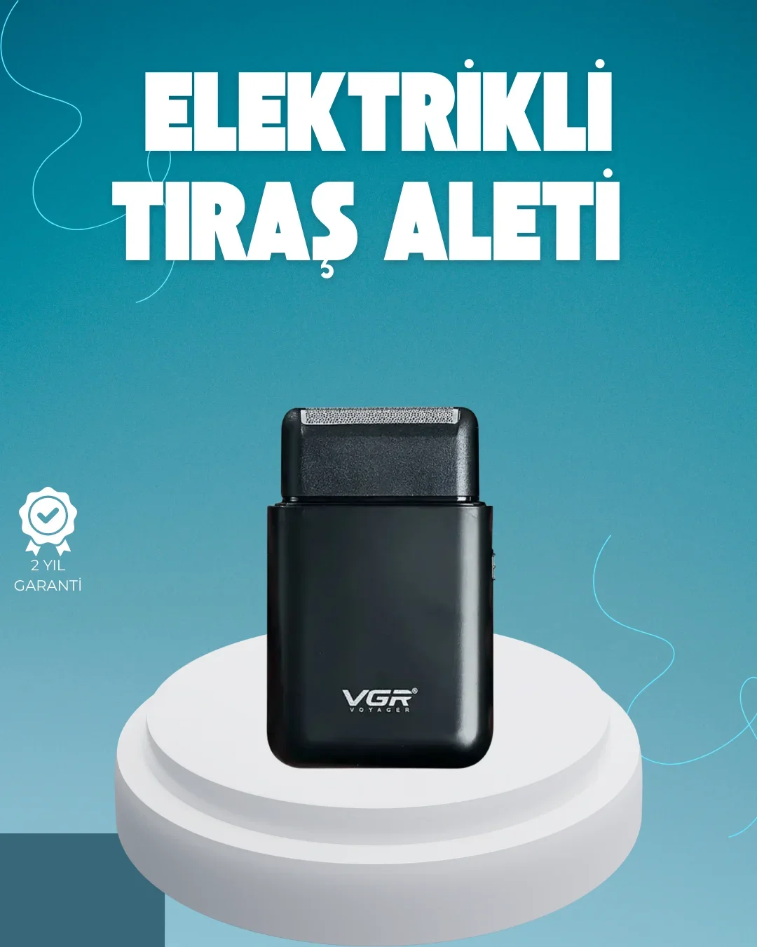 Taşınabilir ni Elektrikli Tıraş Makinesi | Sessiz ve Güçlü Motor