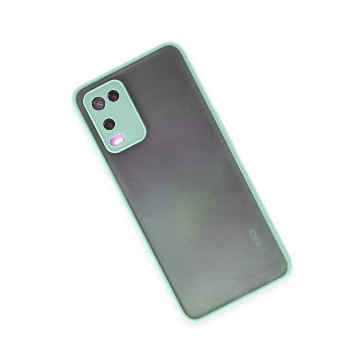 Oppo A54 4G Kılıf Montreal Silikon Kapak - Turkuaz görsel 2