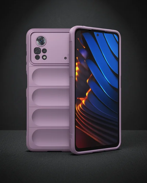 Xiaomi Poco X4 Pro 5g Kılıf Optimum Silikon - Mor