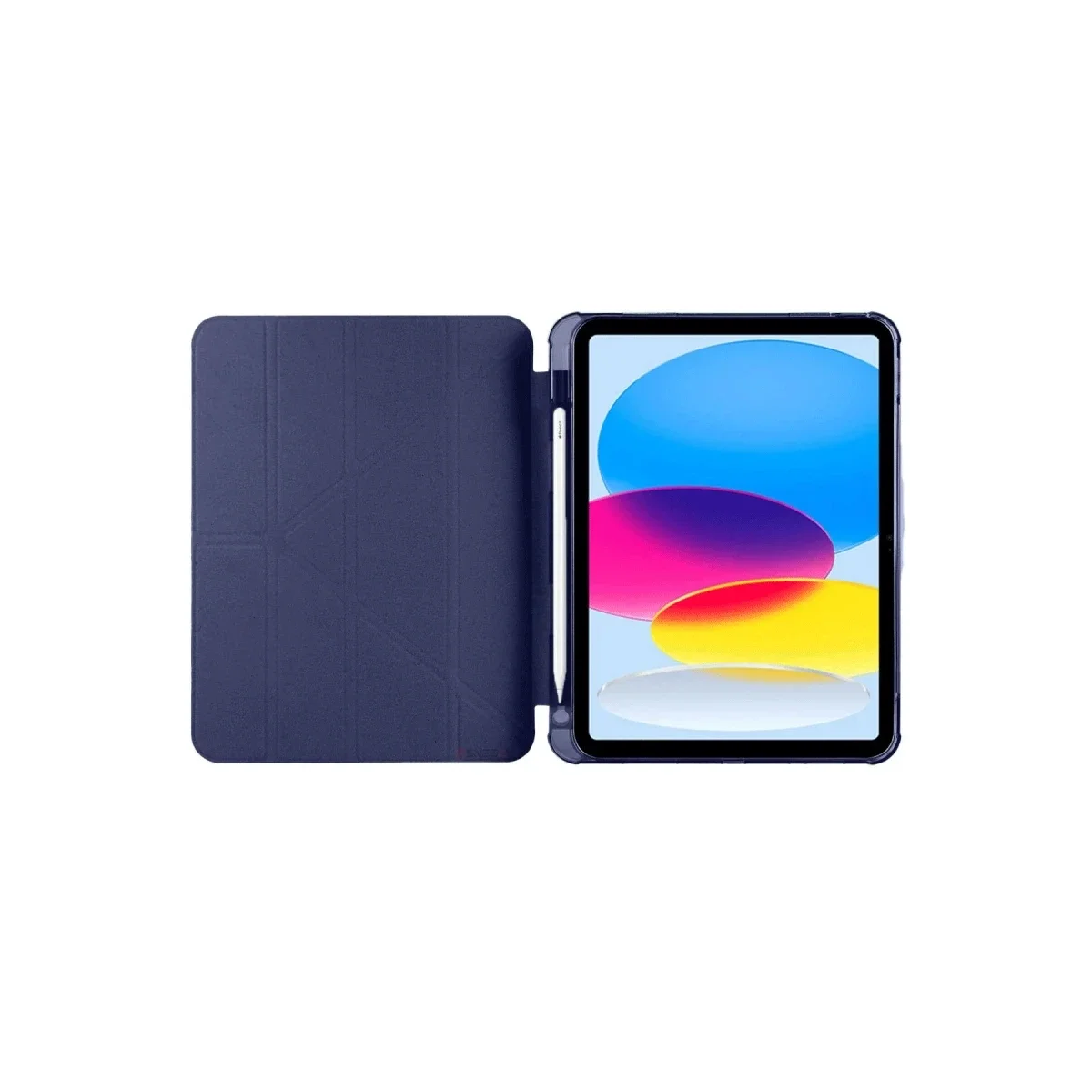 Apple iPad 2025 10.9 10.Nesil (A16) Kılıf Kalemlikli Mars Tablet Kılıfı - Lacivert görsel 3