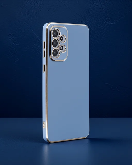 Samsung Galaxy A33 5g Kılıf Volet Silikon - Mavi