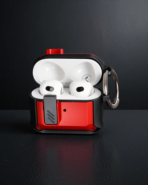 Apple Airpods Pro 2 (2.nesil) Truva Kılıf - Kırmızı