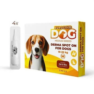 Dog Köpek Deri Bakım Damlası 10-20 Kg 4x2 Ml