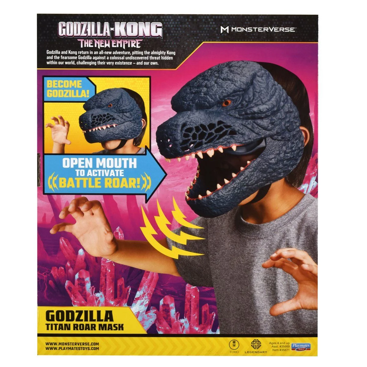MN306000 Godzilla vs. Kong Sesli Maske - 35699 görsel 8