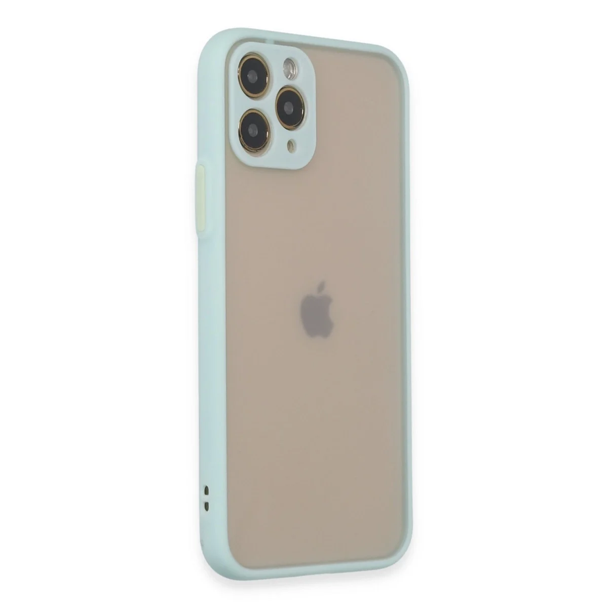 Apple İphone 11 Pro Kılıf Montreal Silikon Kapak - Turkuaz görsel 2