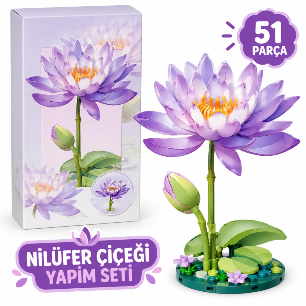 P655072 Panlos Nilüfer 51 Parça Block Oyuncak