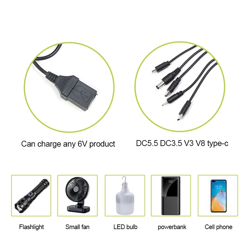 WS-6010 6V 3.5W 500 mAh Güneş Paneli Solar Sistem görsel 4