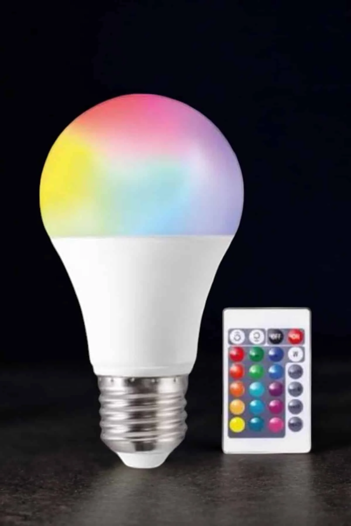 Renk Değiştirebilen RGB Işıklı Led Ampul A+Enerji 10 Watt Led Işık görsel 2