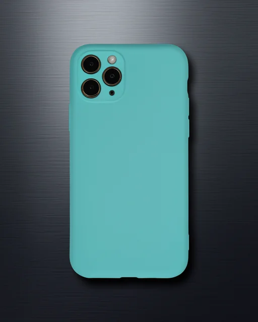 Apple İphone 11 Pro Kılıf Nano İçi Kadife Silikon - Turkuaz