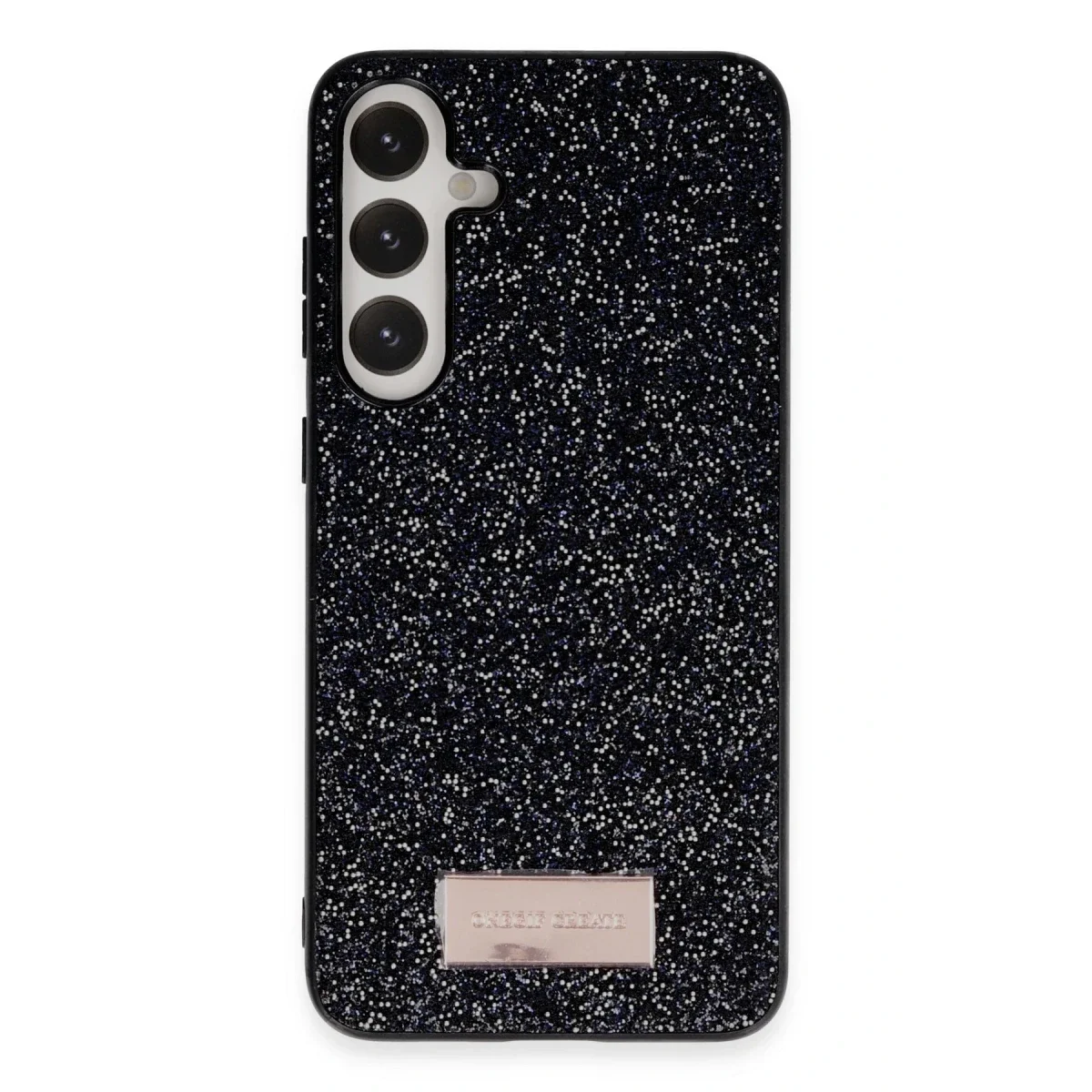 Onegif Samsung Galaxy A05S Bright Simli Kapak - Siyah