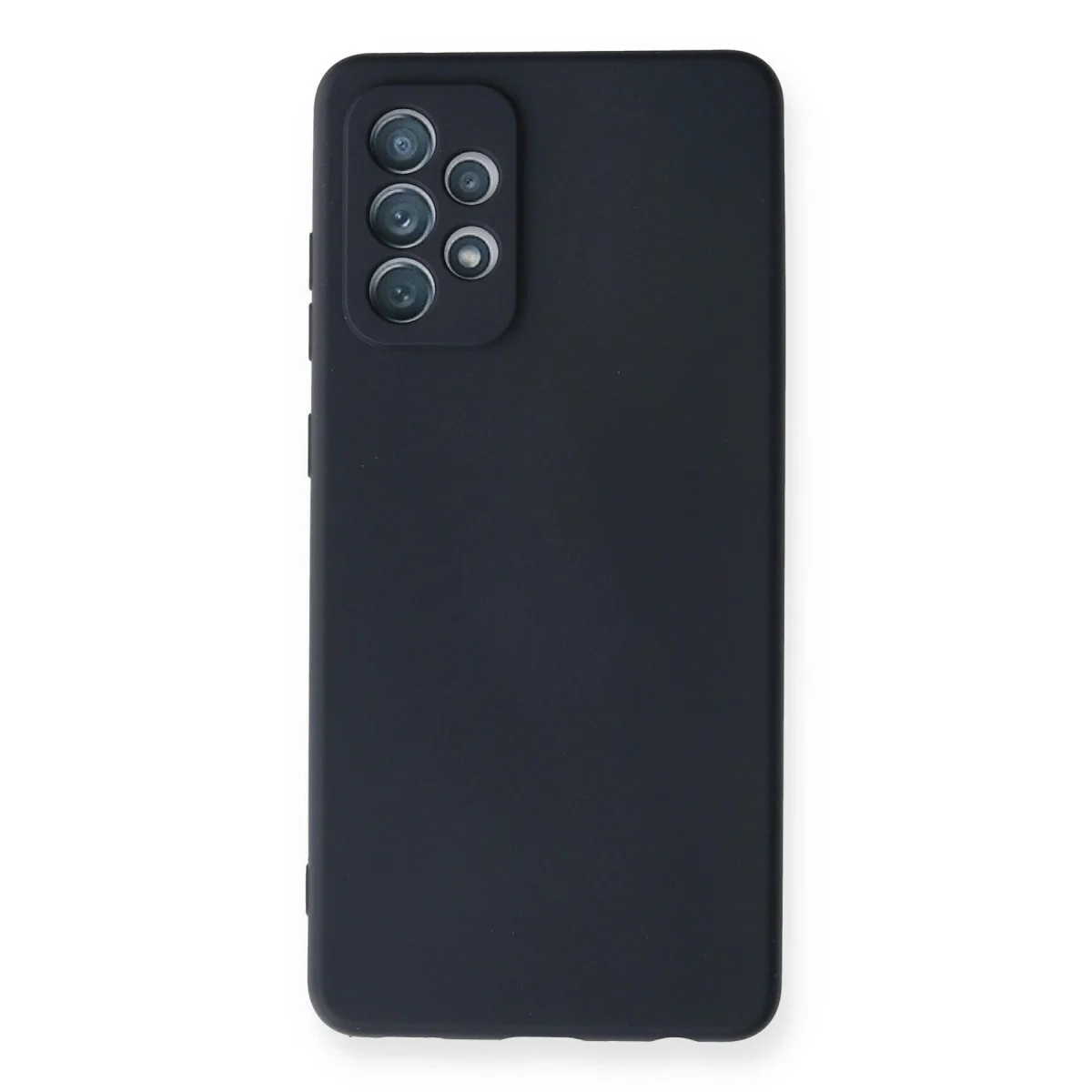 Samsung Galaxy A72 Kılıf Nano İçi Kadife Silikon - Lacivert