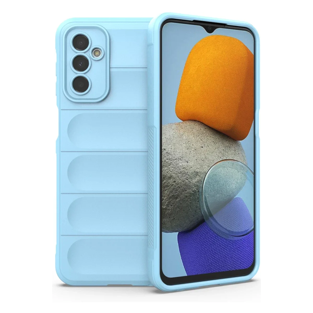 Samsung Galaxy M23 Kılıf Optimum Silikon - Sky Blue