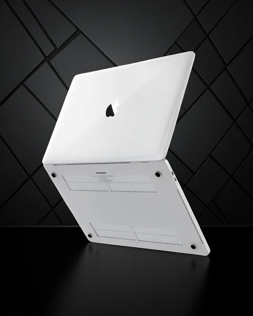 Apple Macbook Pro 14.2 2021 Macbook Buzlu Kapak - Şeffaf